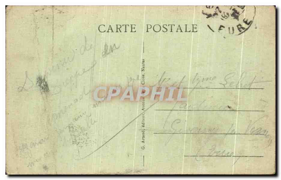 CPA Dieppe Plage et Terrasse du Casino — Rückseite