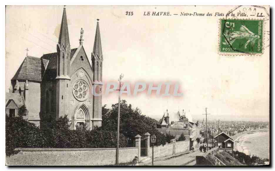 CPA Le Havre Notre Dame des Flots et la Ville