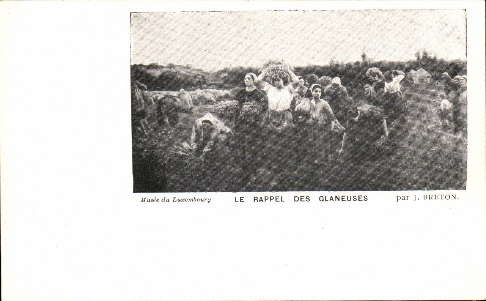 CPA Le Rappel Des Glaneuses Musee du luxemborg Paris Breton