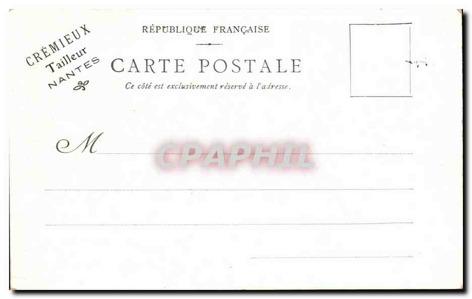 CPA Le Bapteme Musee du luxemborg Paris Renard — Verso