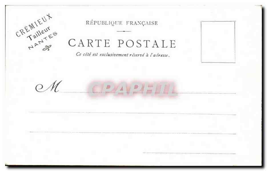 CPA La jeunesse Musee de la bibliotheque nationale Lancret — Verso