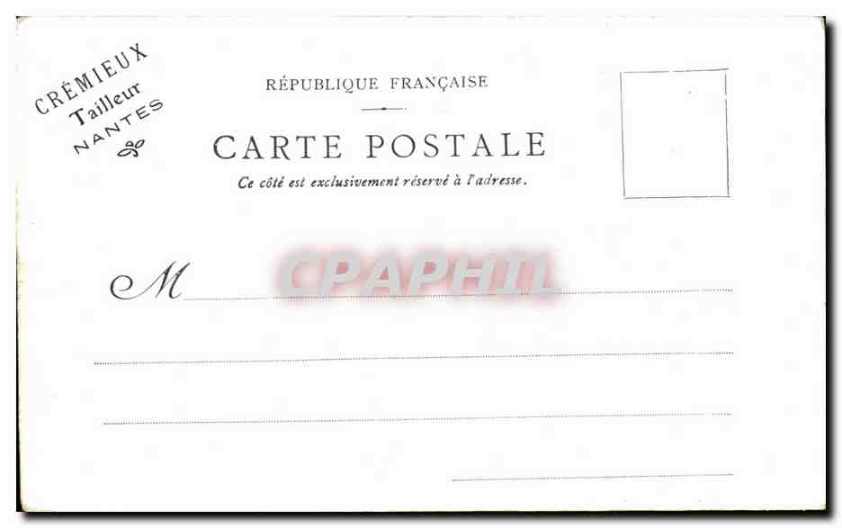 CPA L'enfance Musee de la bibliotheque nationale Lancret — Verso