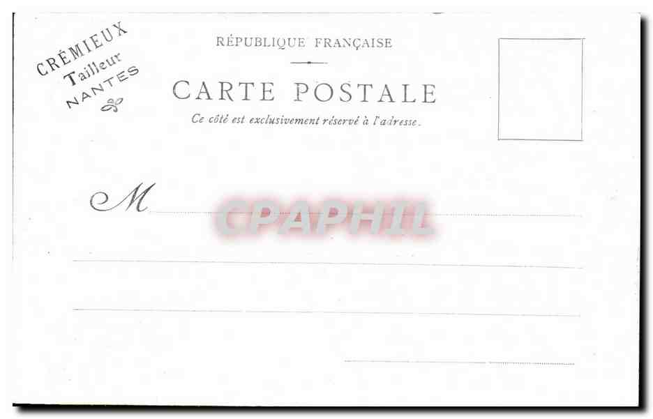 CPA La Glaneuse Musee du Luxemborg Breton  — Rückseite