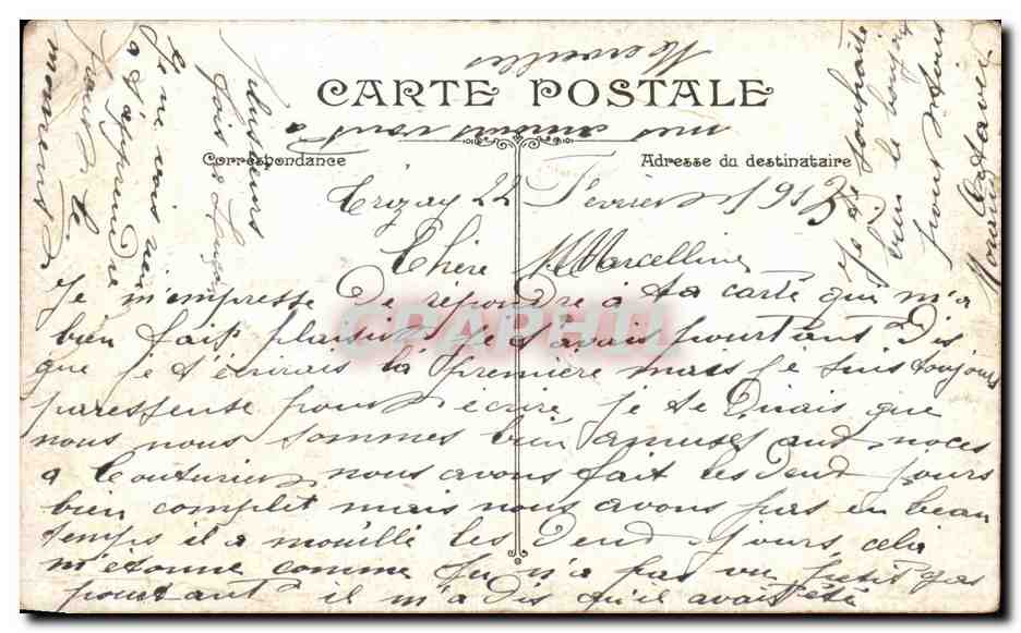 CPA Rouen Le Pont Boieldieur — Verso