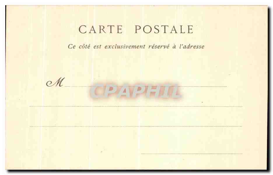 CPA La Rochelle La Cathedrale — Verso