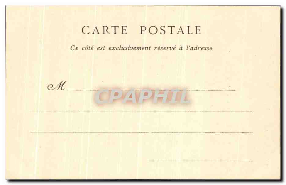CPA La Rochelle La Porte de la Grosse Horloge la Statute de l'Amiral Duperre — Rückseite