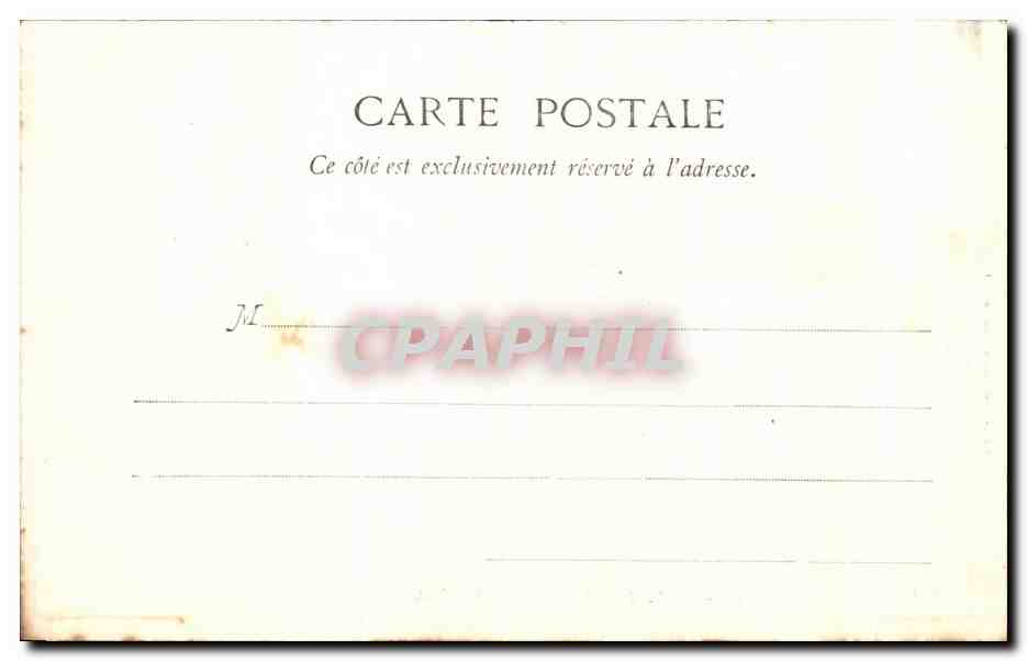 PLOUMANACH - Roche branlante — éditeur B. Pampol, dûl, Château 1907 — n° 25 — Reverso