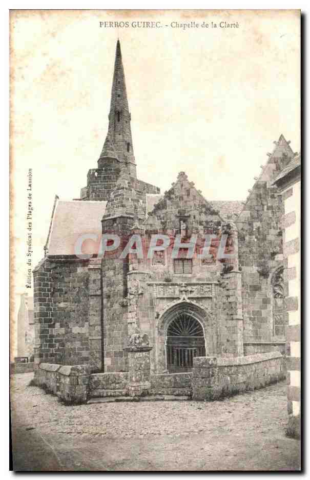 Perros-Guirec - Chapelle de la Clarté — Édition du Syndicat des Pages de Lannion
