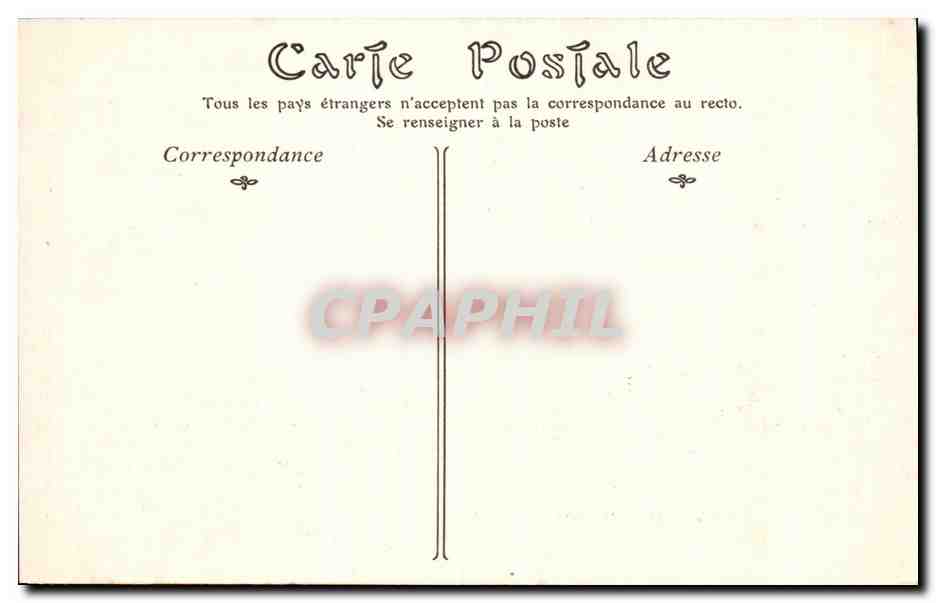 CPA Aulnay De Saintonge L'Eglise  — Back