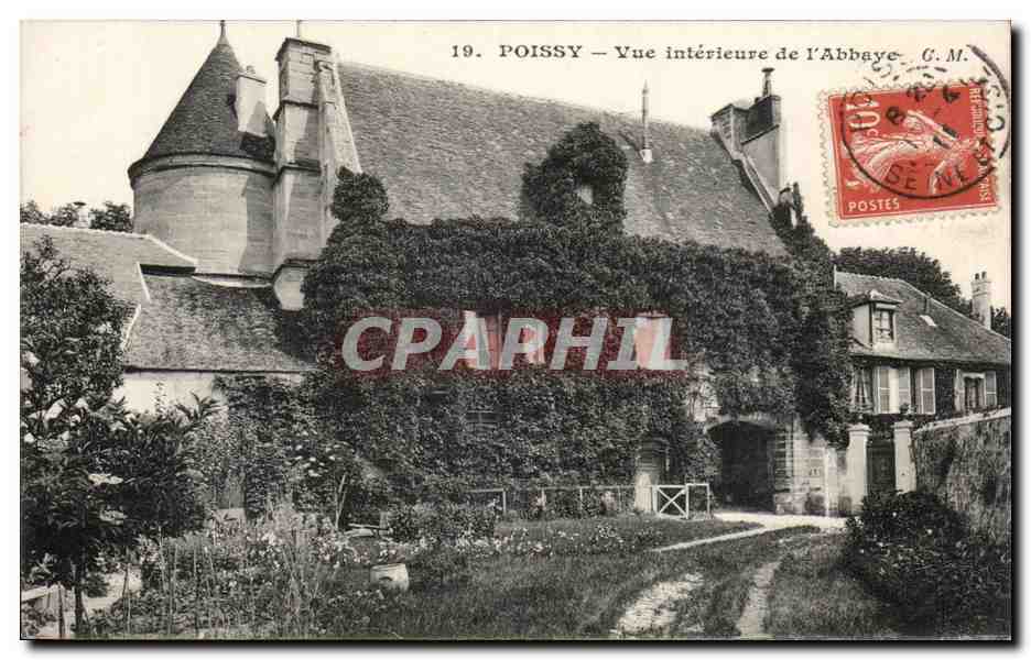 CPA Poissy Vue Interieure De l'Abbaye