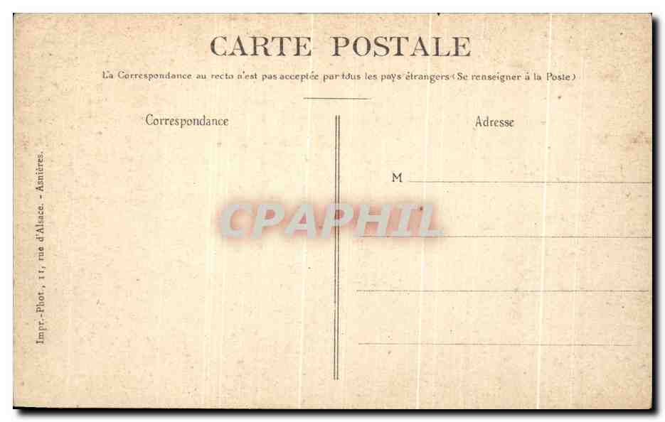 CPA St Germain En Laye pavillon Henri IV ou naquit Louis XIV — Verso