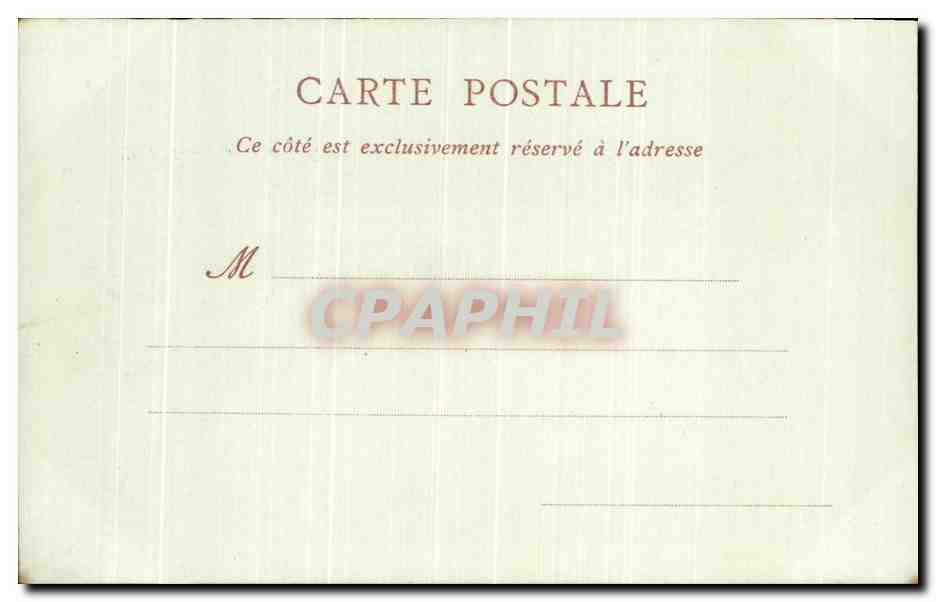 CPA Rennes la Nef de la Cathedrale  — Rückseite