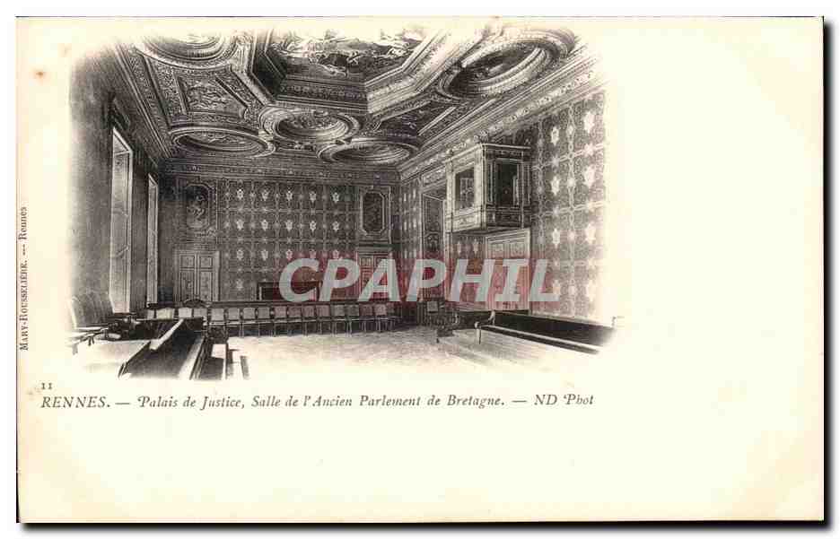 Rennes — Palais de Justice, Salle de l'Ancien Parlement de Bretagne — Mary-Housselier
