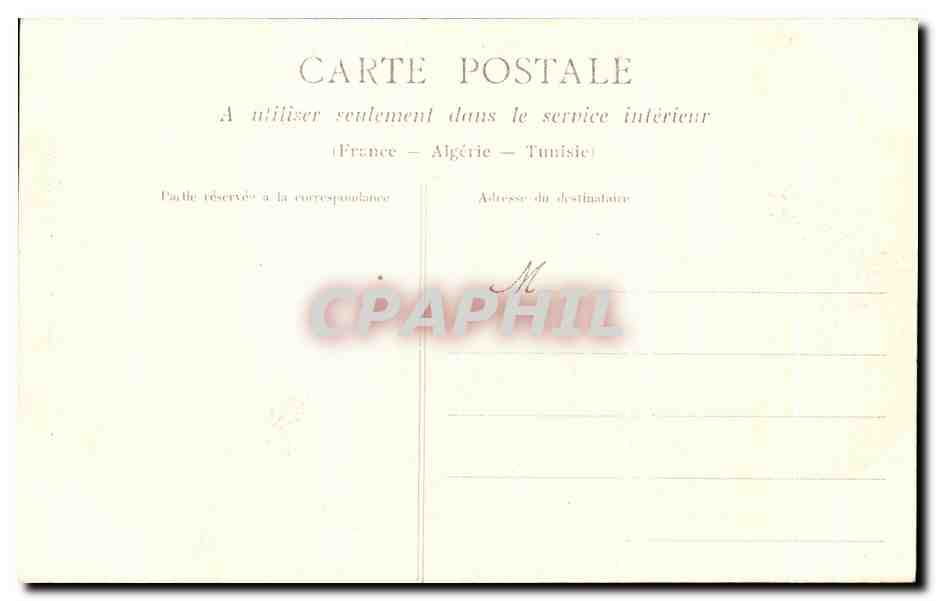 CPA Guerande l'Eglise Chaire  — Rückseite