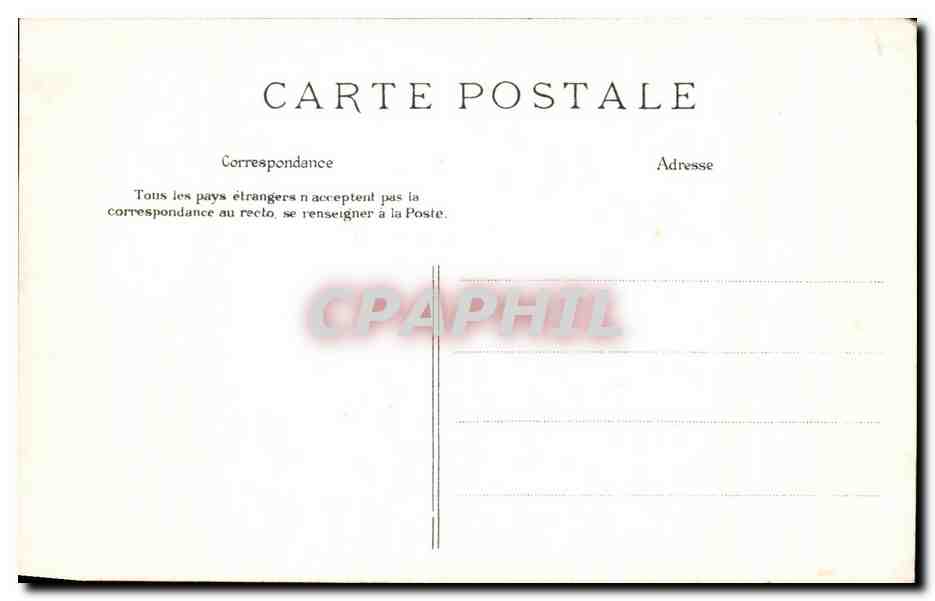 CPA Vendee la Copechancihe Interieur de lEglise — Rückseite