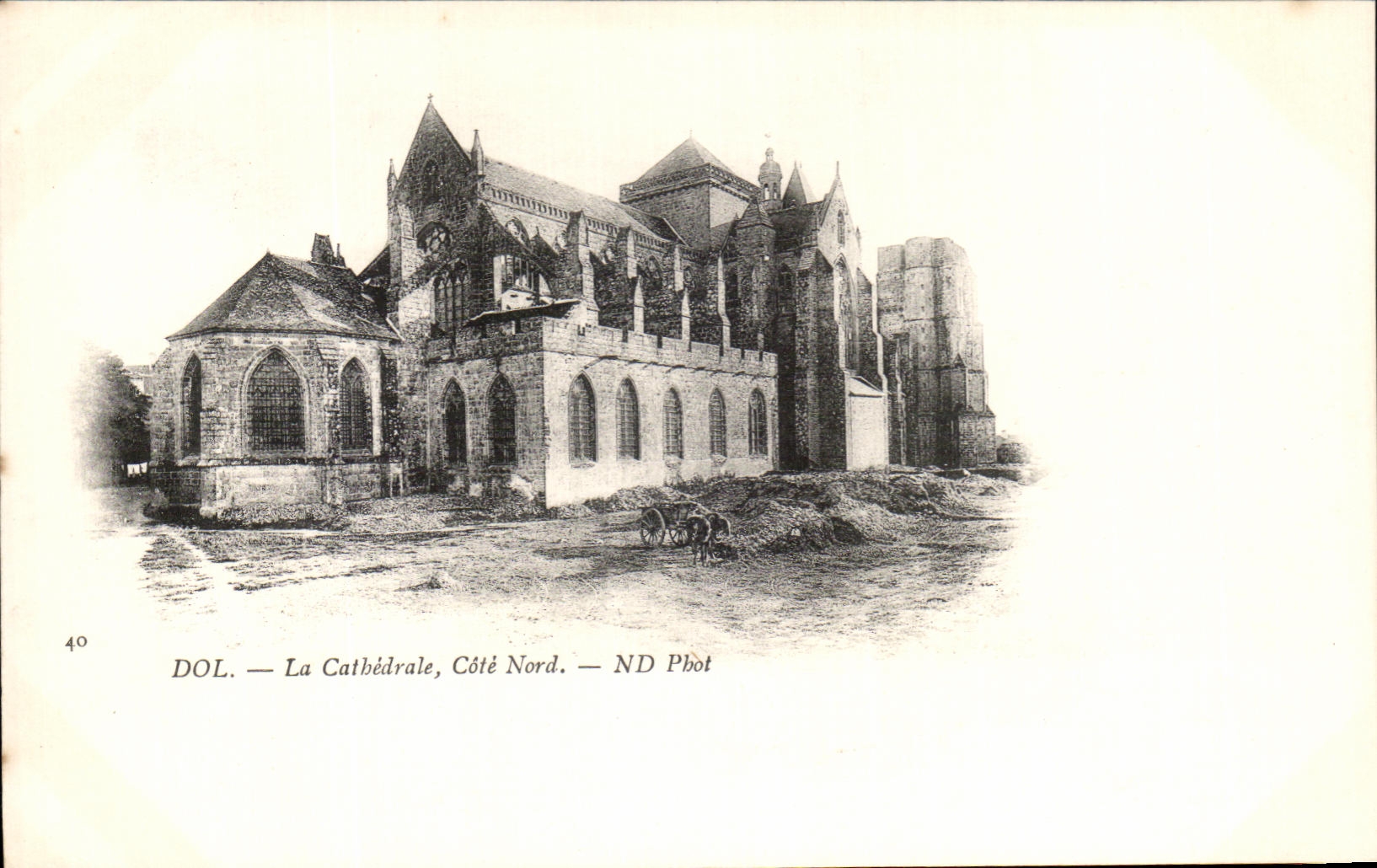 Dol — La Cathédrale, Côté Nord — ND Phot - Recto