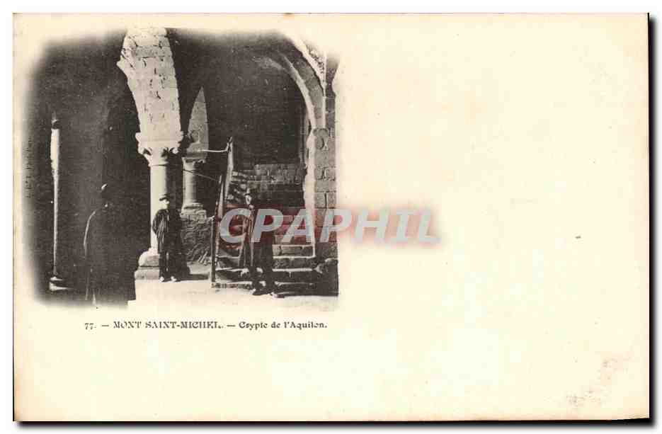 Mont Saint-Michel — Crypte de l'Aquilon — Libret Phototyp.