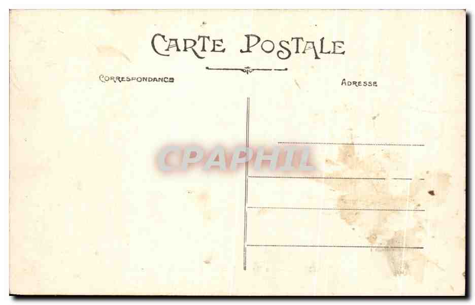 CPA La Rochelle La Nouvelle Gare Cote de la Cour — Verso