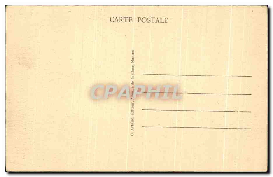 CPA Bourges La Cathedrale St Etienne — Back