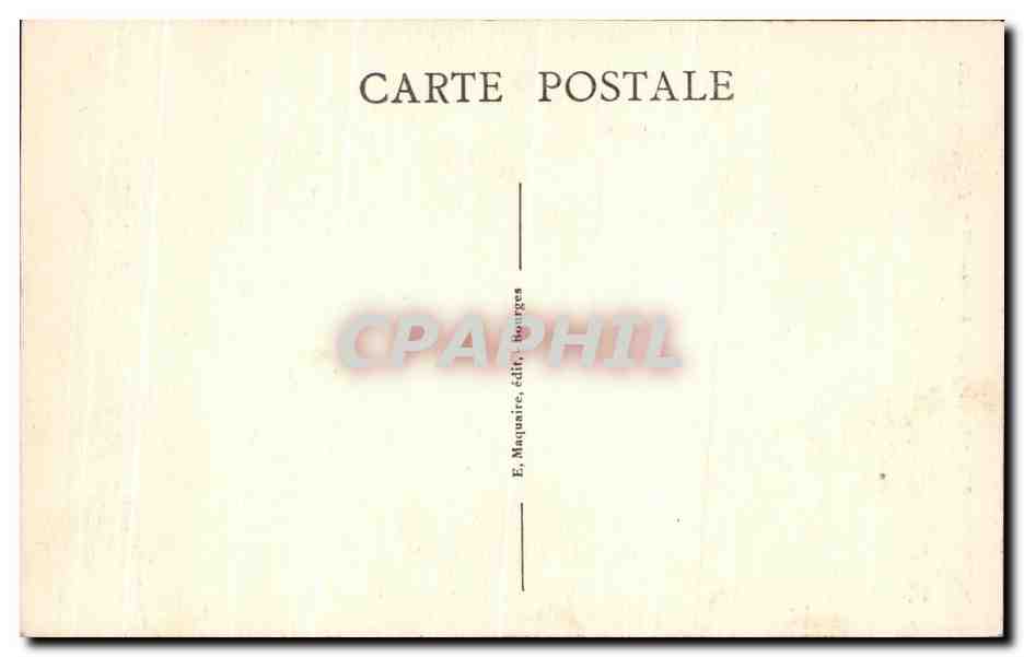 CPA Bourges Interieur de la Cathedrale Vue Transversale — Rückseite