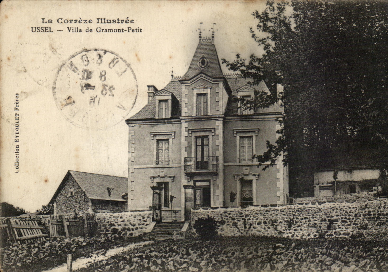 CPA La Correze Illustree Ussel Villa de Gramont Petit