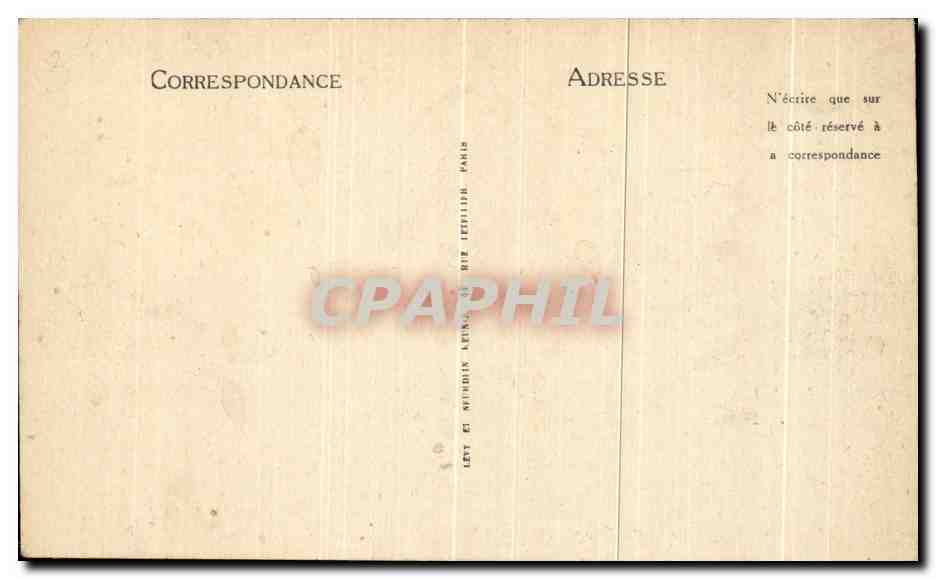 CPA Caen Le Cours Sadi Carnot — Verso