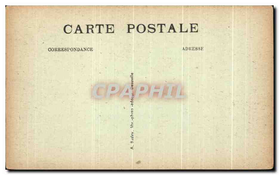 Deauville — Villa Sonia — A. Bustry, éditeur — Verso