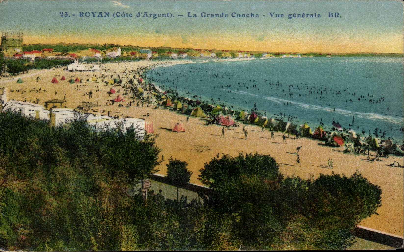 Royan (Côte d'Argent) — La Grande Conche — Vue générale — BR.