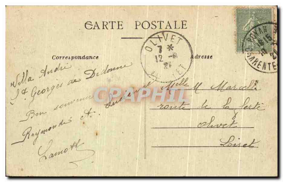 CPA Royan La Grande conche Enfants — Rückseite