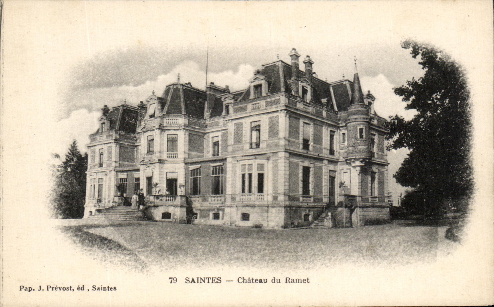 CPA Saintes Chateau du Ramet