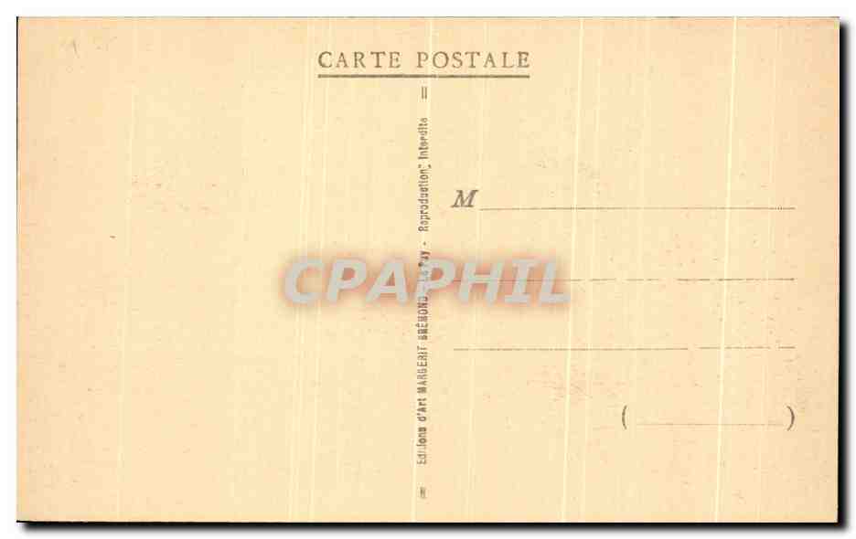 CPA St Flour les Orgues Basaltiques L'Entree de la Ville — Rückseite