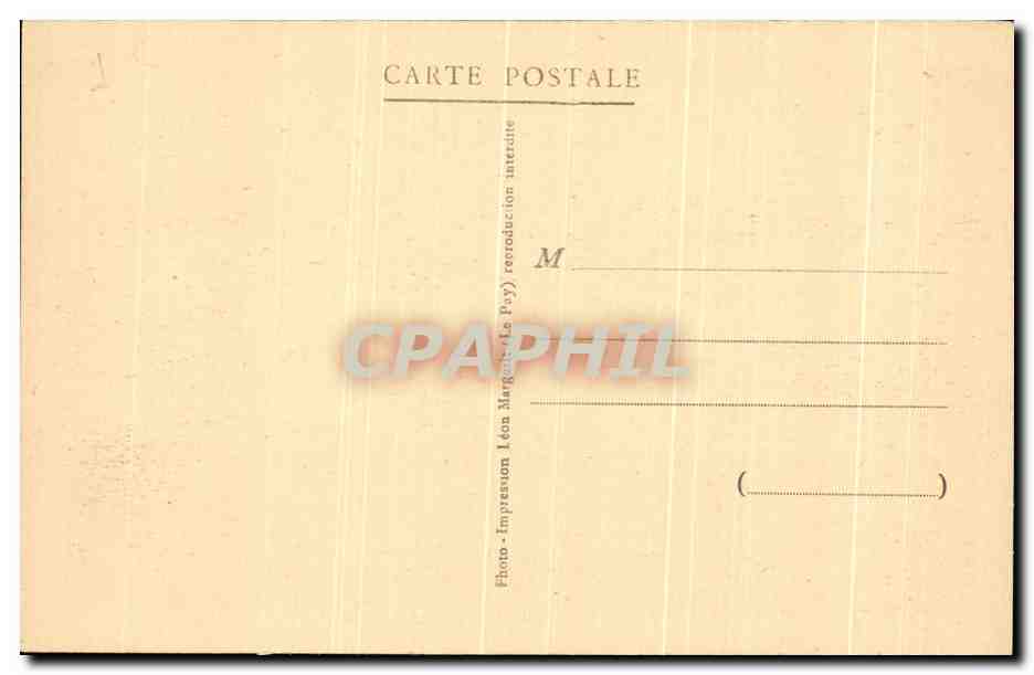 CPA Garabit Le Pont Sur la Truyere et les Meandres de la route de St Flour — Rückseite