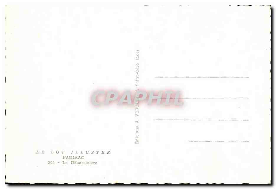 Le Débarcadère — Grotte — Éditions J. Vertu, Saint-Géré (Lot) — Reverso