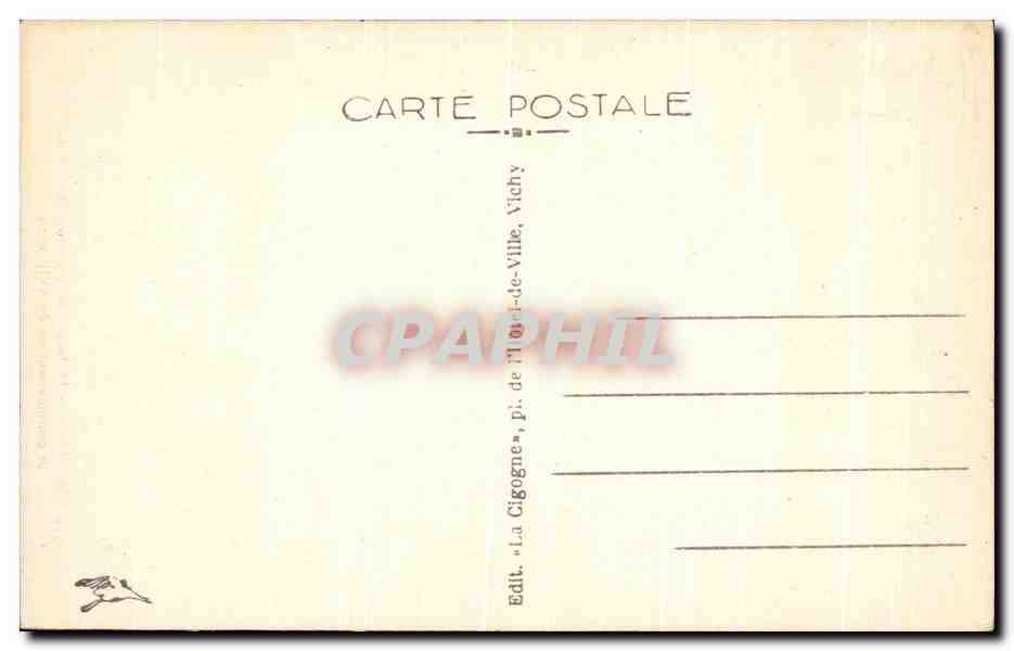 CPA Moulins Le jacquermart — Verso
