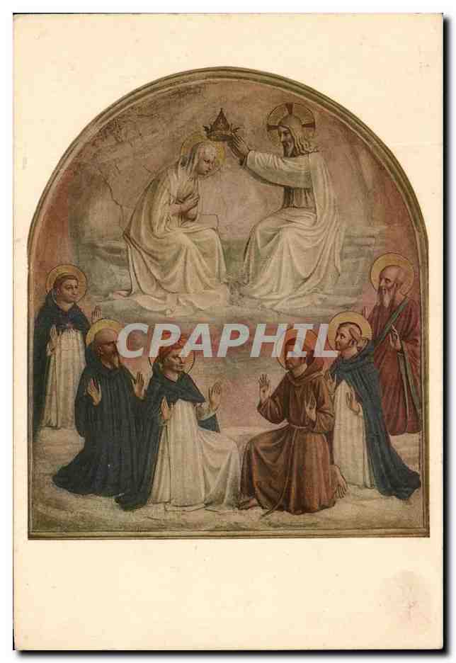 CPA L'incoronazione Della Veroine Beato Angelico Museo S Marco Firenze