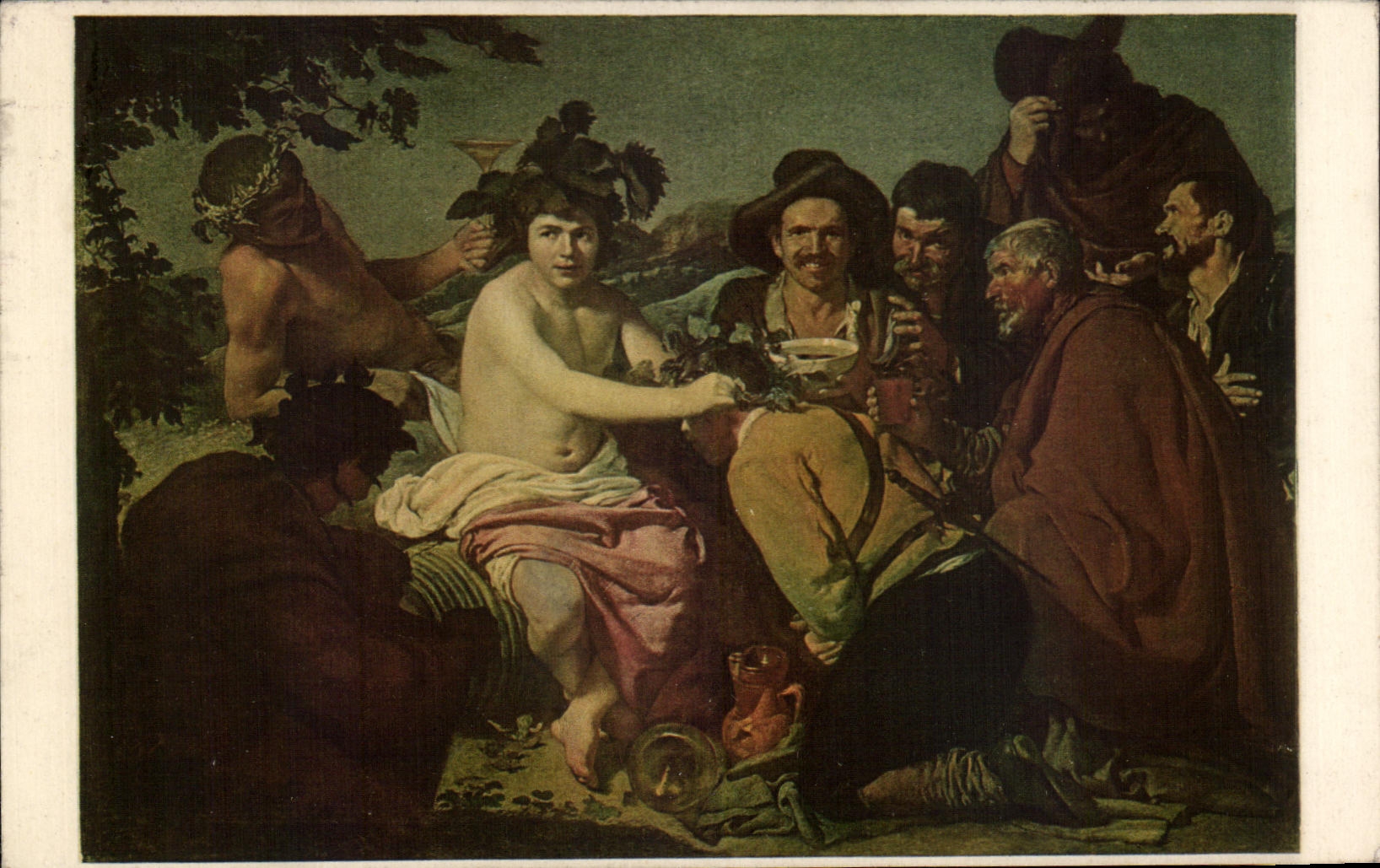 CPA Los Borrachos Velazquez Museo del Prado Madrid