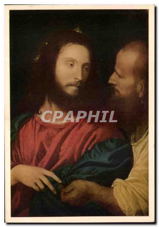 CPA Cristo Della Moneta Tiziano Vecellio Pinacoteca Dresda