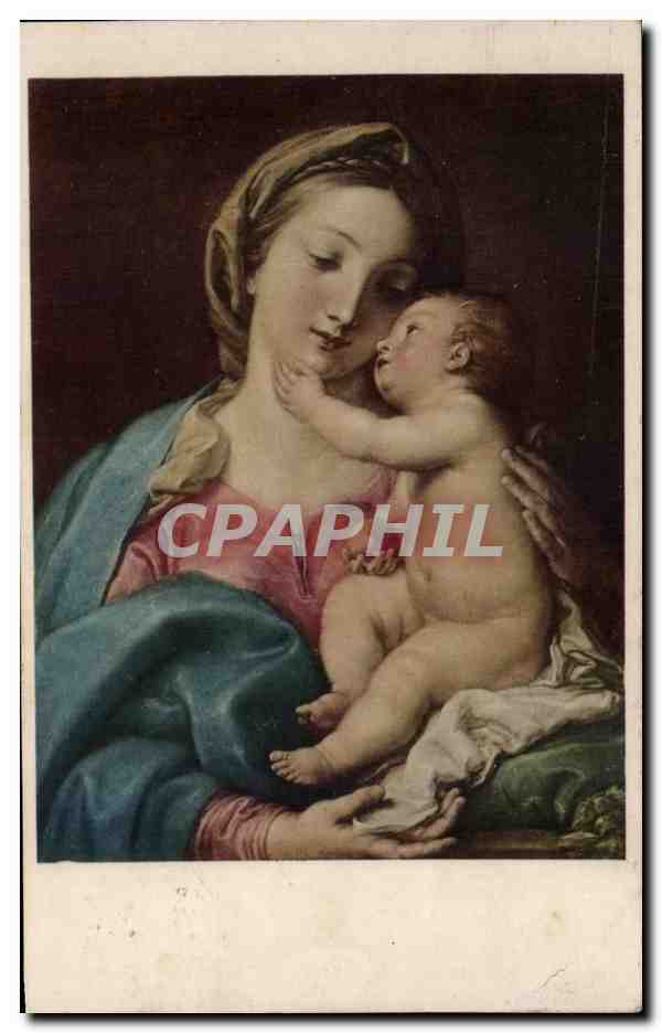 CPA Madonna Col Figlio galleria Borghese Roma