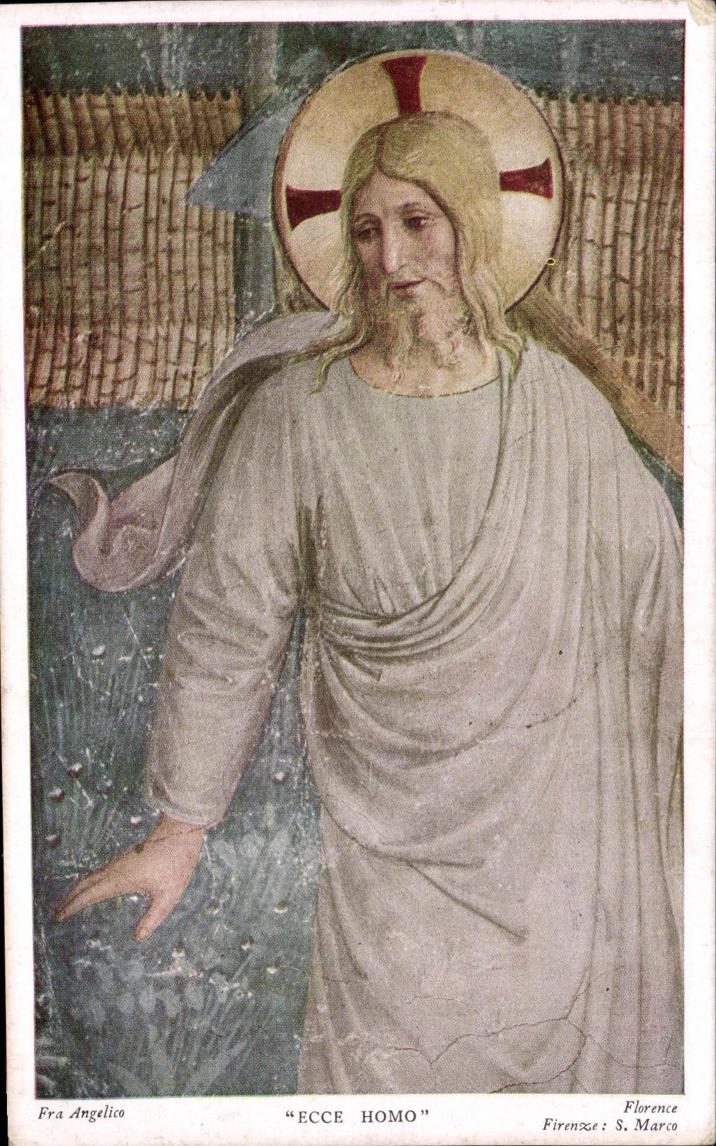 CPA Ecce Homo Florence Christ