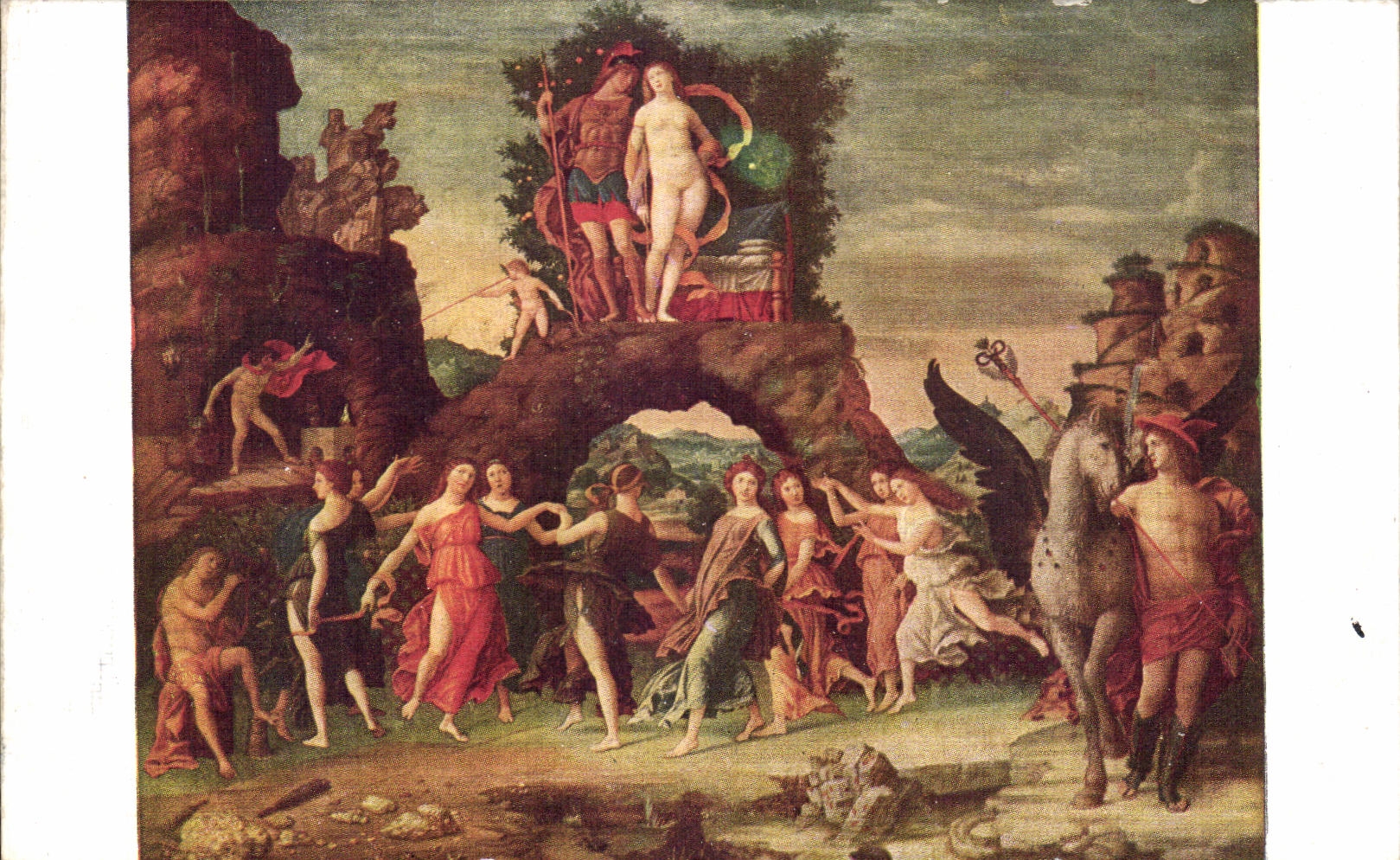 CPA Musee du louvre Paris Mantegha Le Parnasse