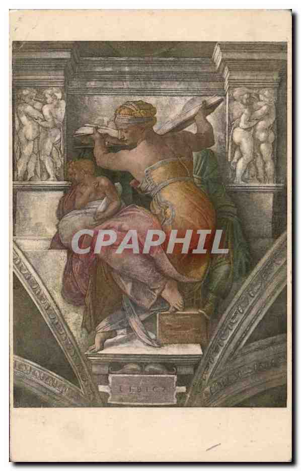 CPA Sibilla Libica Michelangelo Roma 