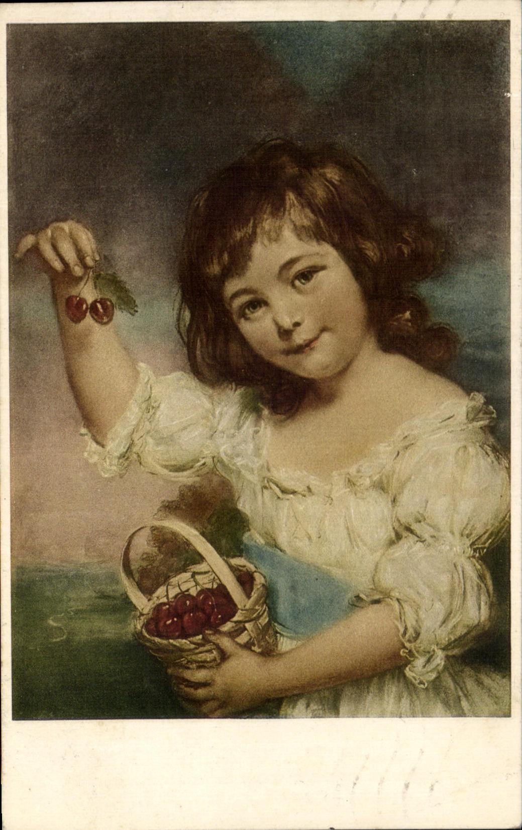CPA L'Enfant Aux Cerises Russel Musee du Louvre Paris 