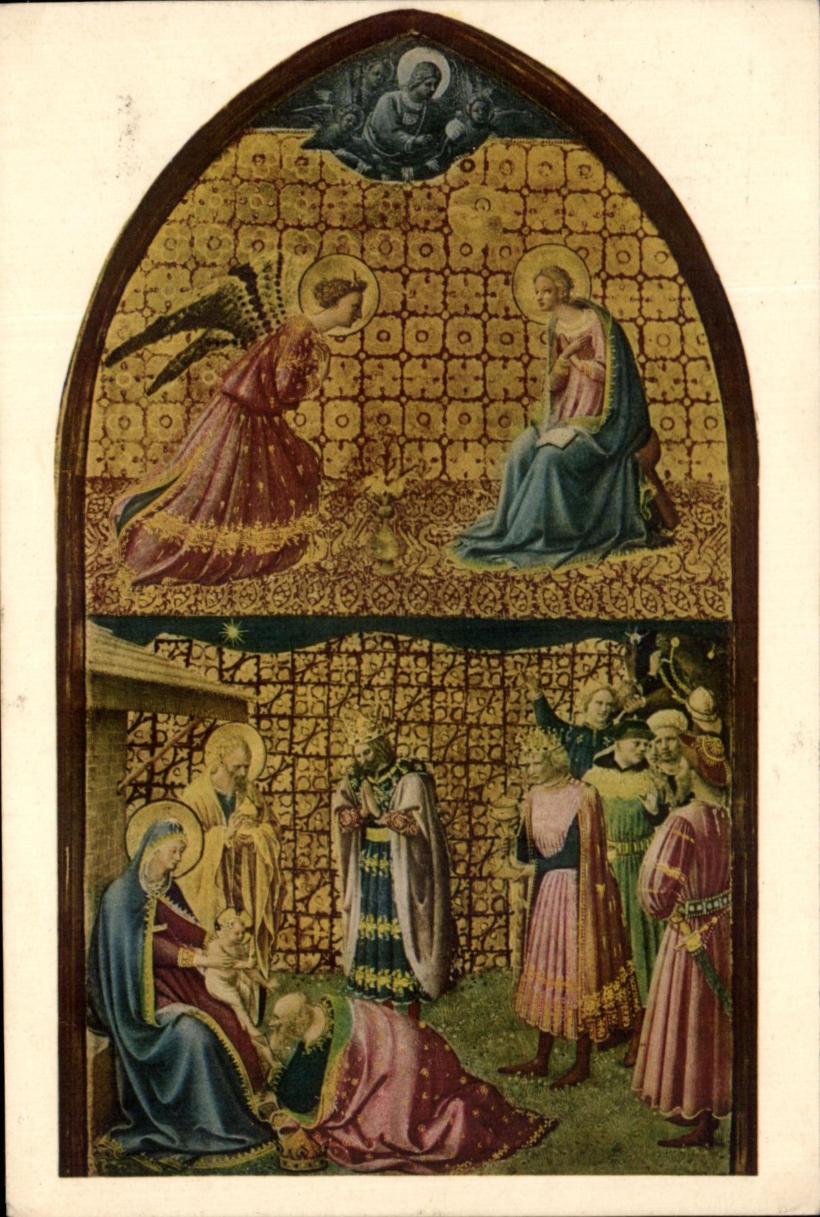 CPA Adorazione del Magi Fra Beato Angelico Museo di S Marco Firenze