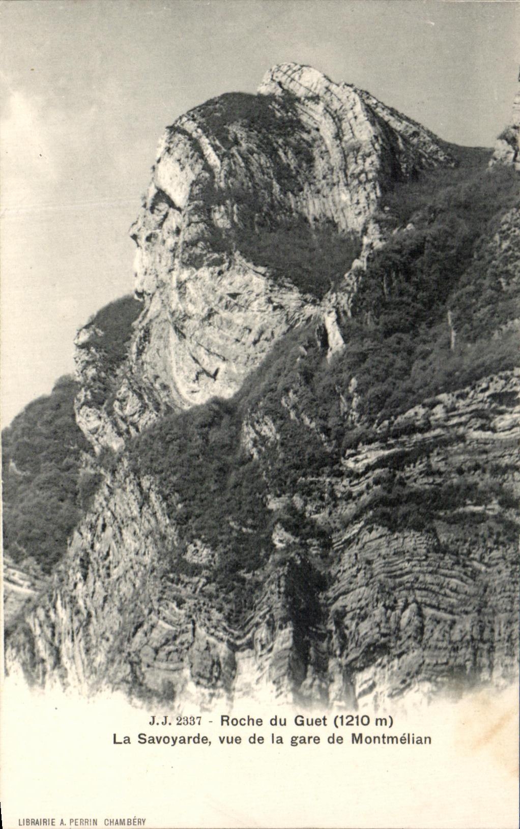 CPA Roche du Guet La Savoyarde vue de la gare de Montmelian