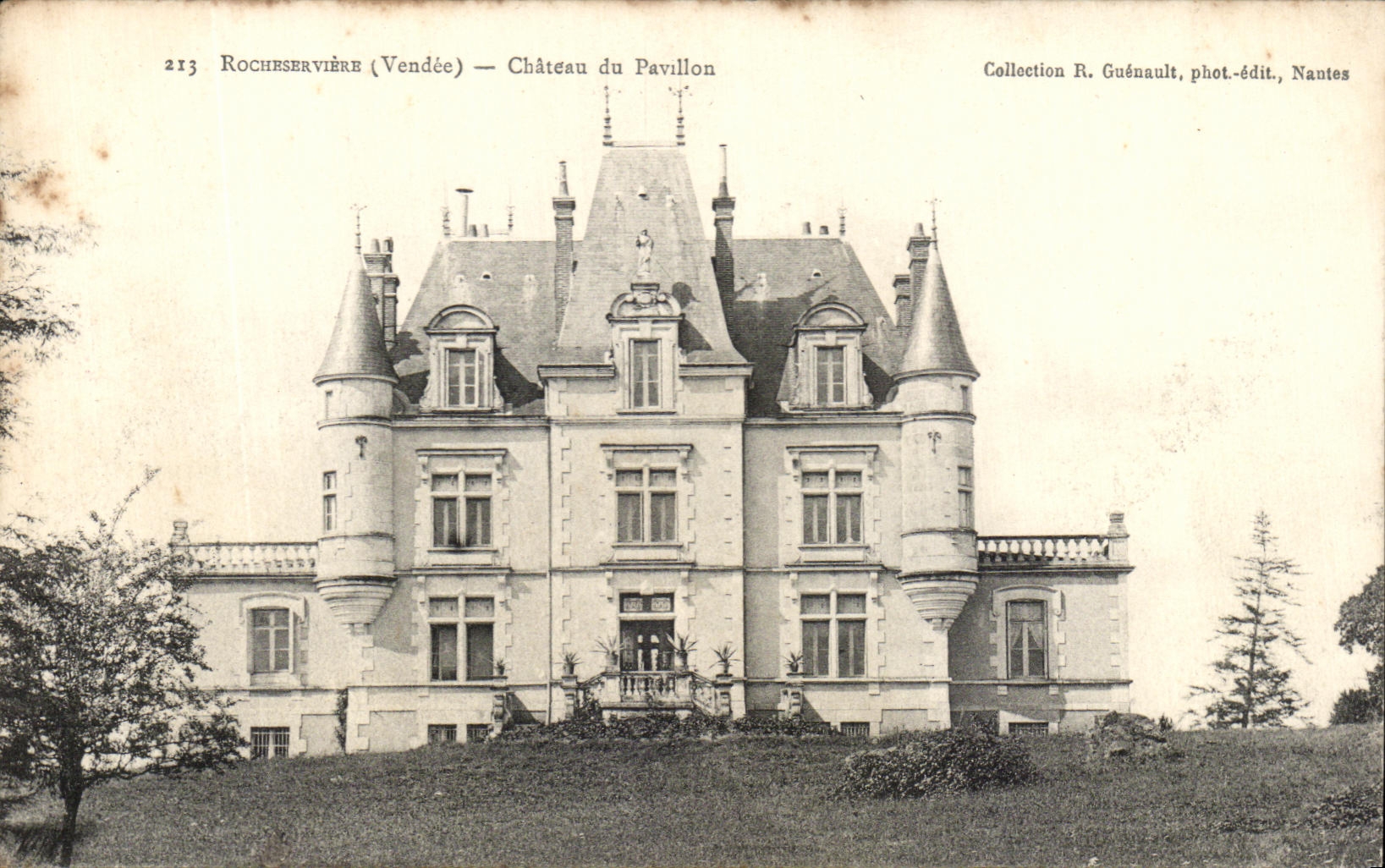 Rocheservière (Vendée) — Château du Pavillon — Collection R. Guénault, phot.-édit., Nautes