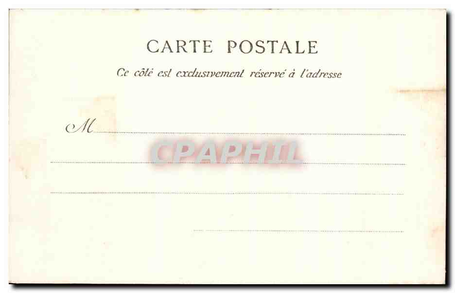 CPA Vendee Chambretaud Chateau De La Gastiere — Back