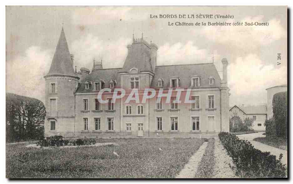 CPA Les Bords De La Sevre Le Chateau De La Barbiniere