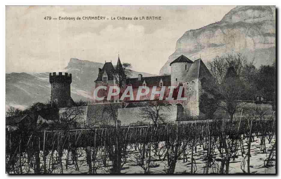 CPA Environs De Chambery Le Chateau De La Bathie