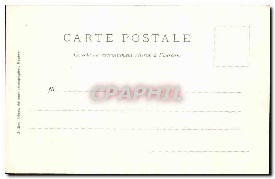 CPA Barby Pres Chambery Chateau De La Batie — Rückseite