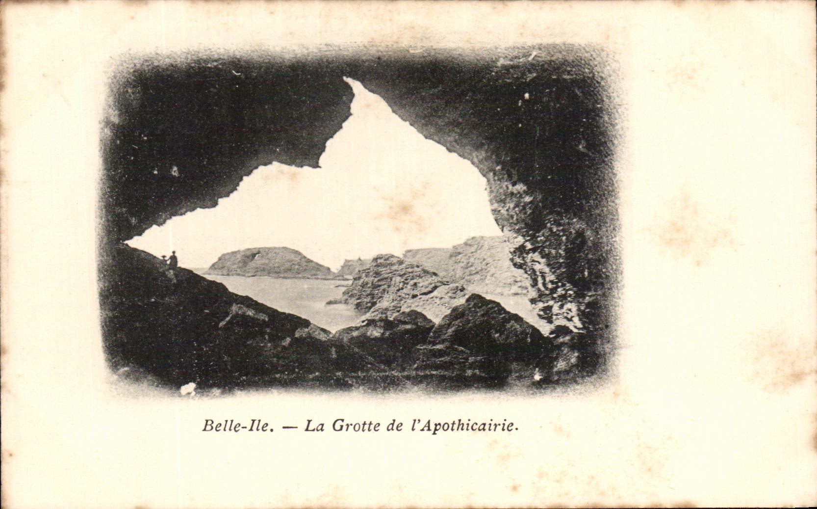 Belle-Île — La Grotte de l'Apothicairie — Éditeur inconnu, n° de série non visible